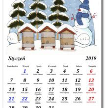 Kalendarz pszczelarza 2019 styczeń