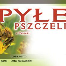 Etykiety - pyłek pszczeli