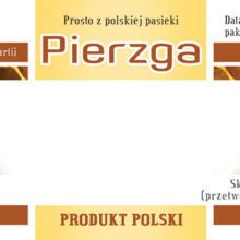 Etykiety - Pierzga