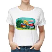 Koszulka męska t-shirt w pasiece