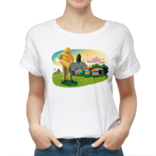 Koszulka męska t-shirt w pasiece