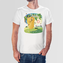 Koszulka męska t-shirt plaster miodu