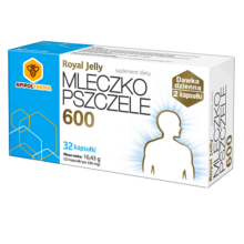 Mleczko pszczele • Royal Jelly 600, 32 kapsułki
